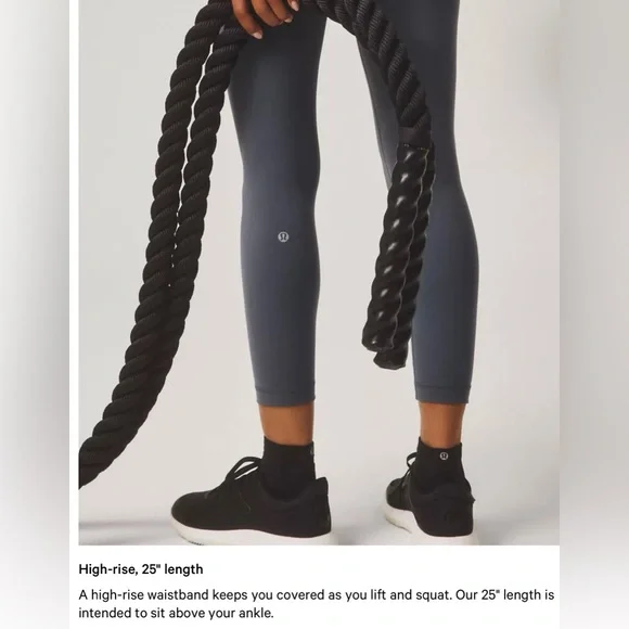 NWT Lululemon Athletica Wunder Train HR Tight 25” - Picture 9 of 14